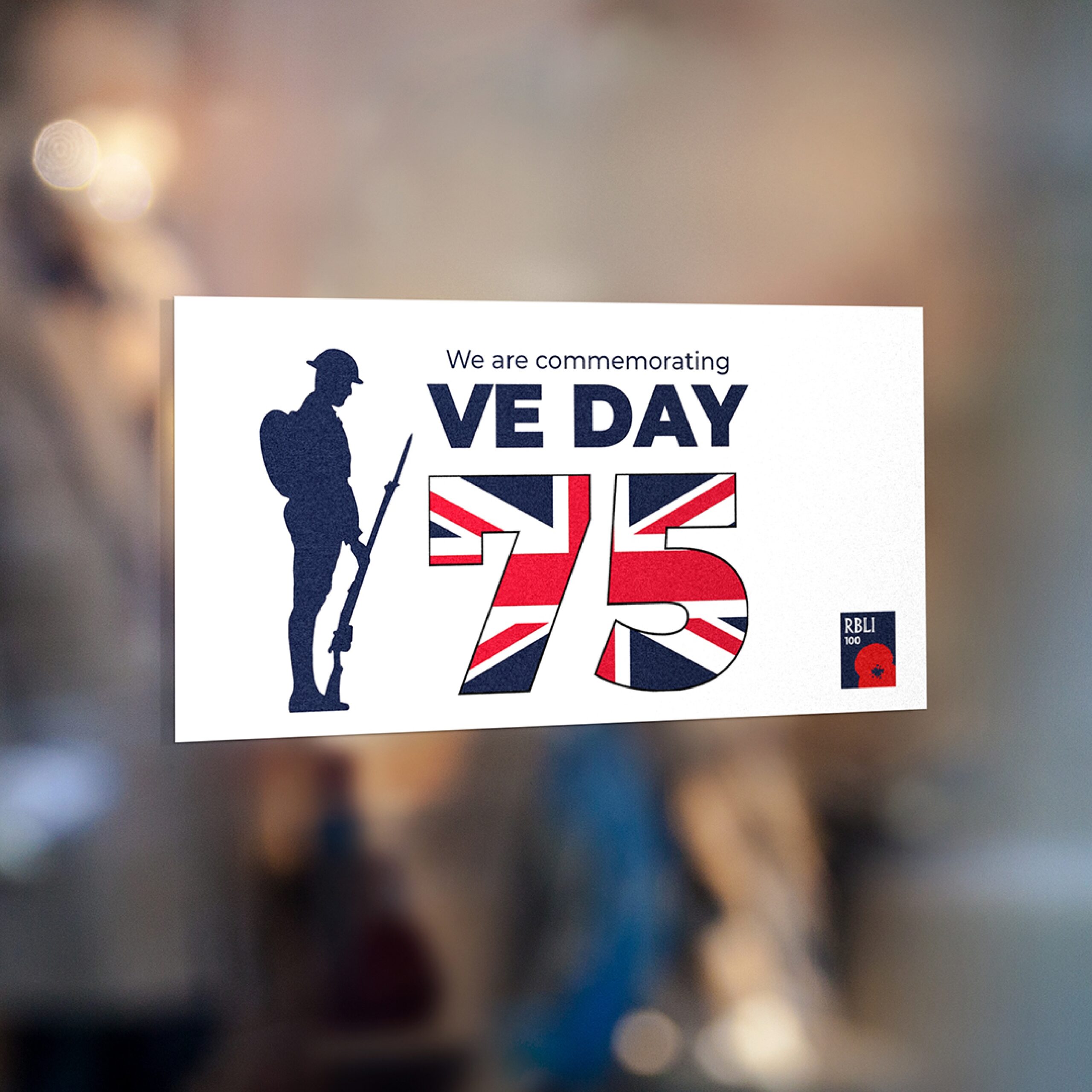 VE Day 75 sticker