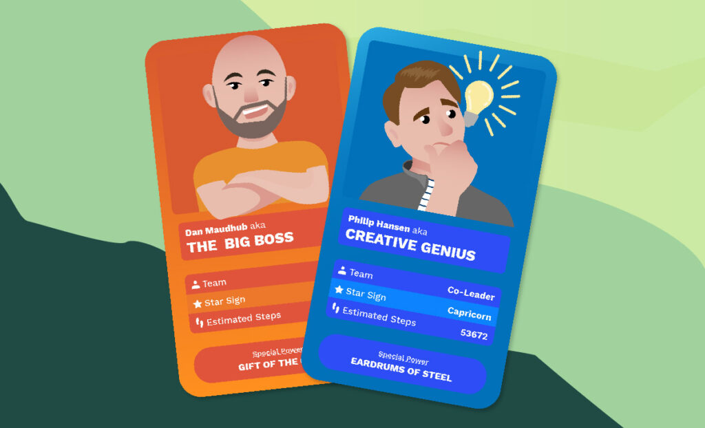 dan maudhub and philip hansen team cards